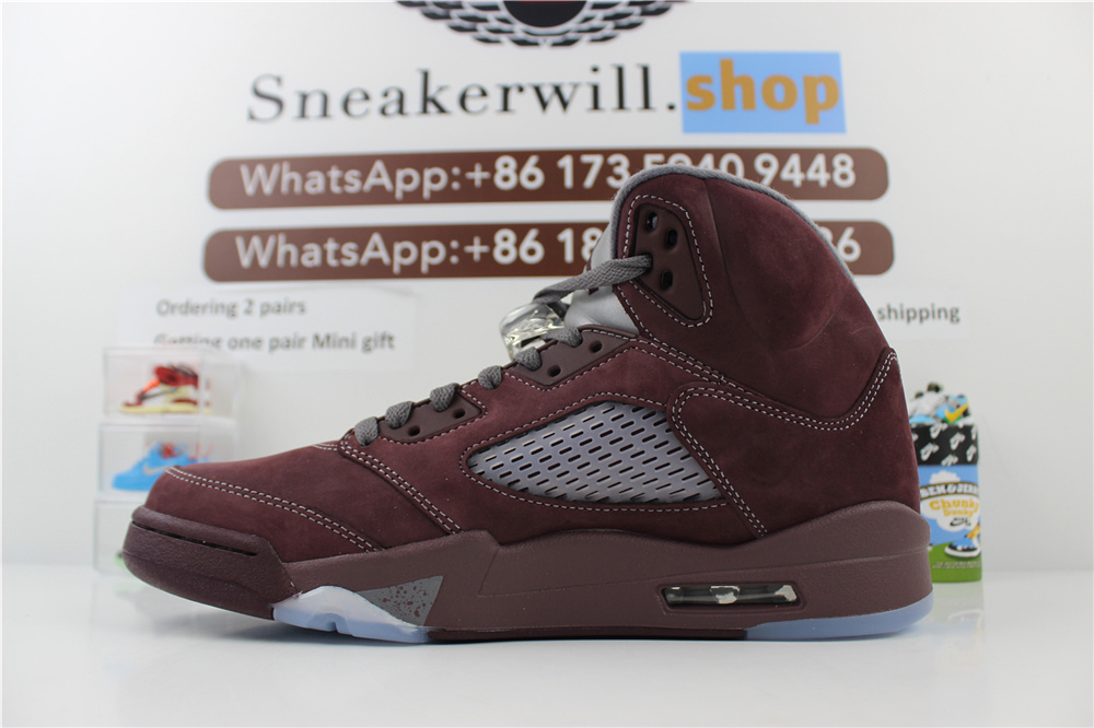 GOAT Air Jordan 5 Burgundy 2023