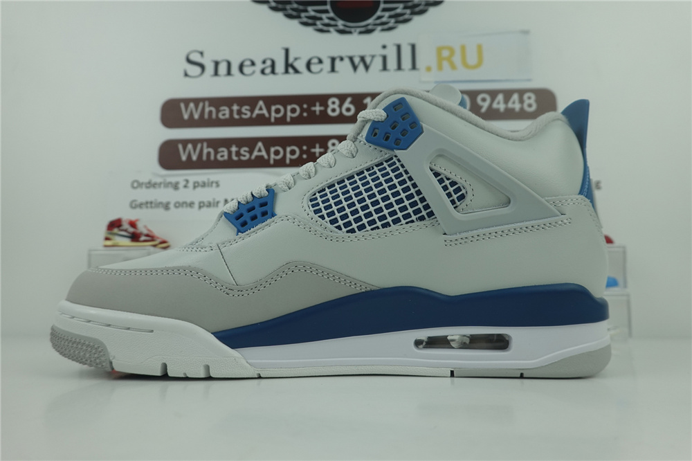 GOAT Air Jordan 4 Military Blue 2024