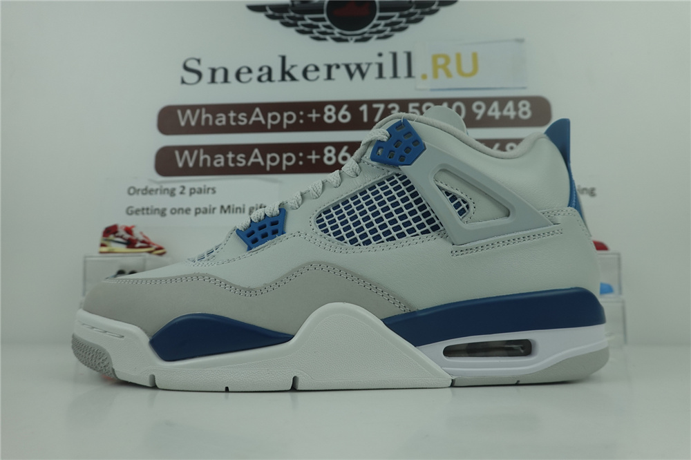 GOAT Air Jordan 4 Military Blue 2024