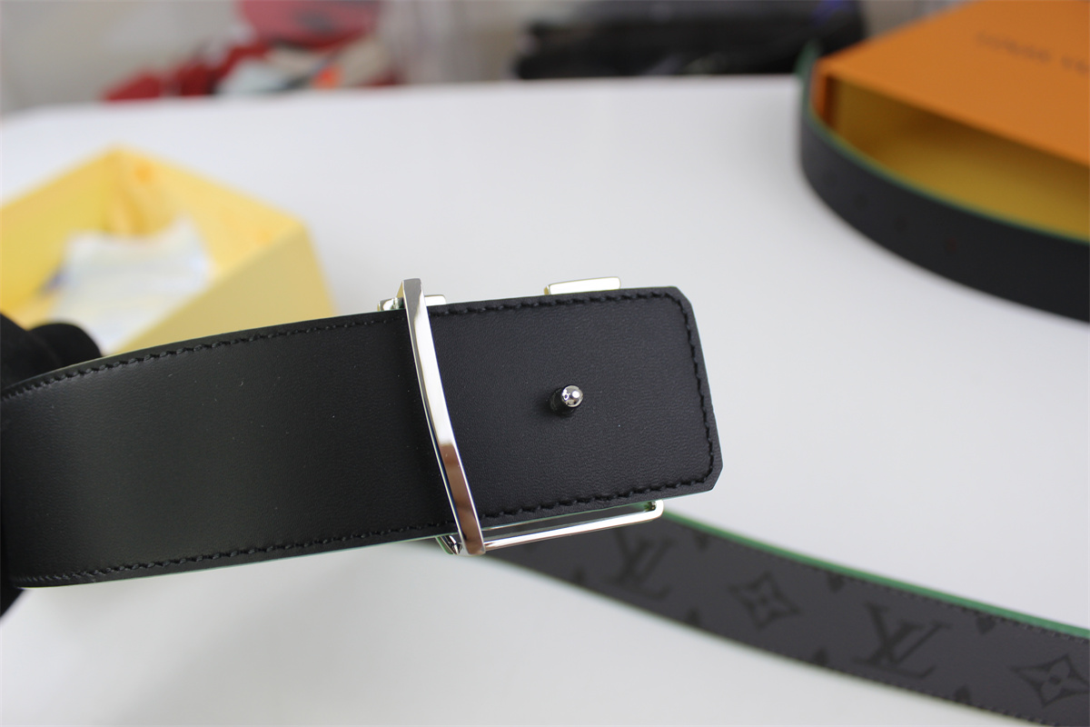 L**is vitton belt green black (85-125cm)