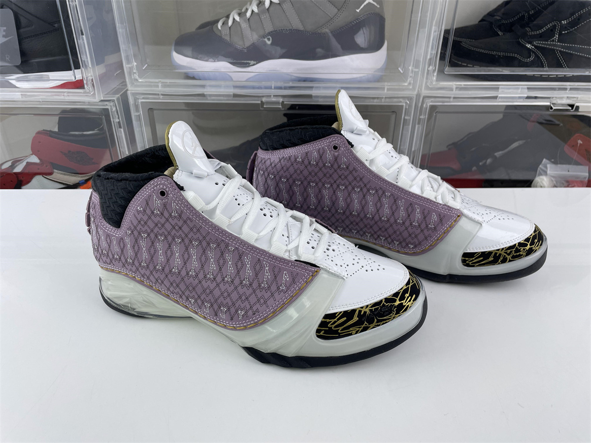 GOAT Air Jordan 23 OG ''Black Stealth'' Pink Black gold